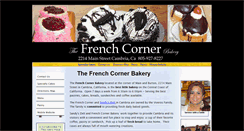 Desktop Screenshot of frenchcornerbakery.com